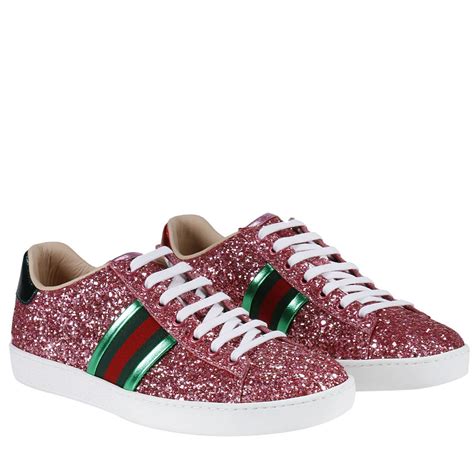 glitter jogging women gucci|gucci women's sneakers.